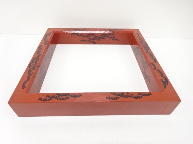 ナツAJ1 銅おとし 炉縁付 銅製おとし 輪島塗木製漆塗螺鈿炉縁 茶道具 AJ1 銅おとし 炉縁付 銅製おとし 輪島塗木製漆塗螺鈿炉縁 茶道具